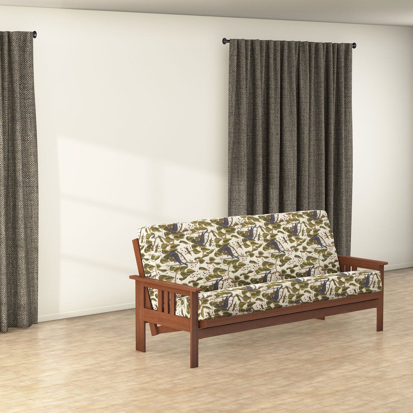 Bluebirds In Paradise Futon Cover