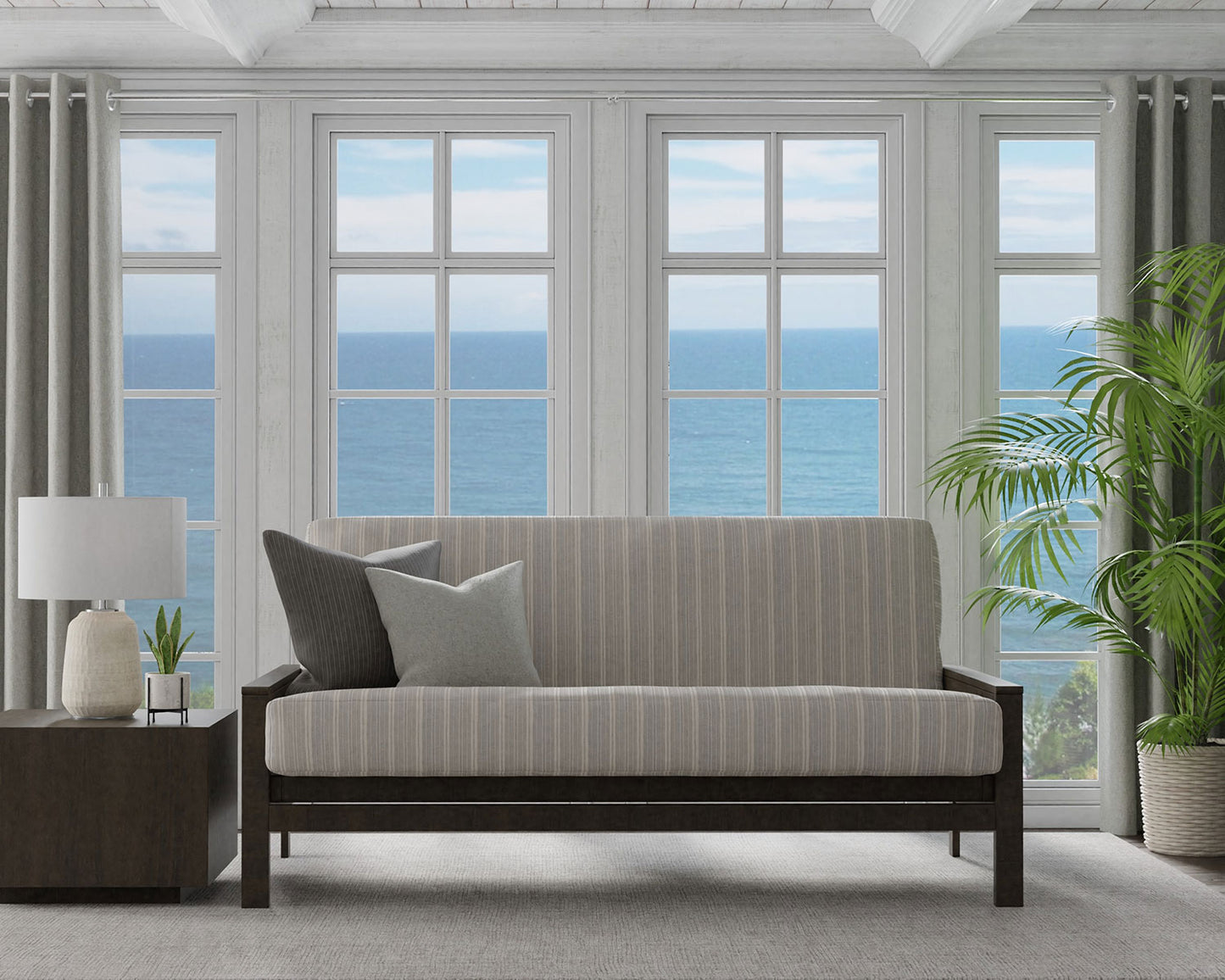 Cottage Pewter Futon Cover