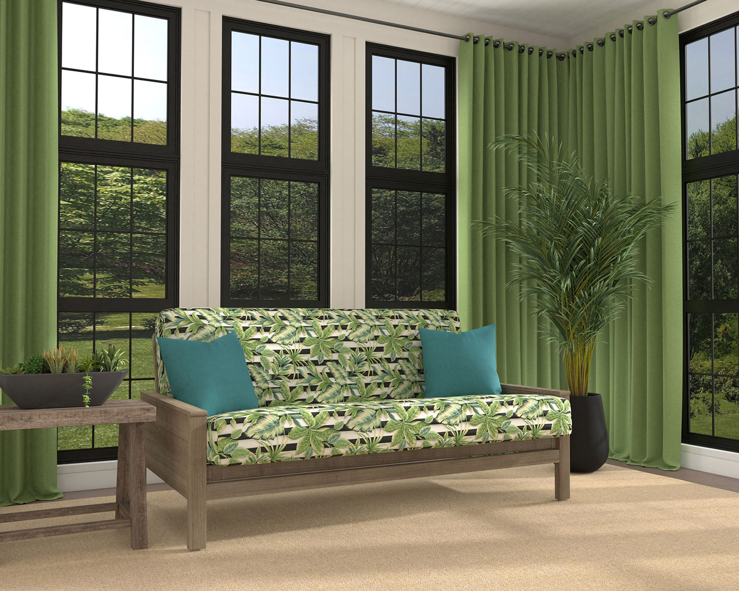 Garden Path Futon Cover