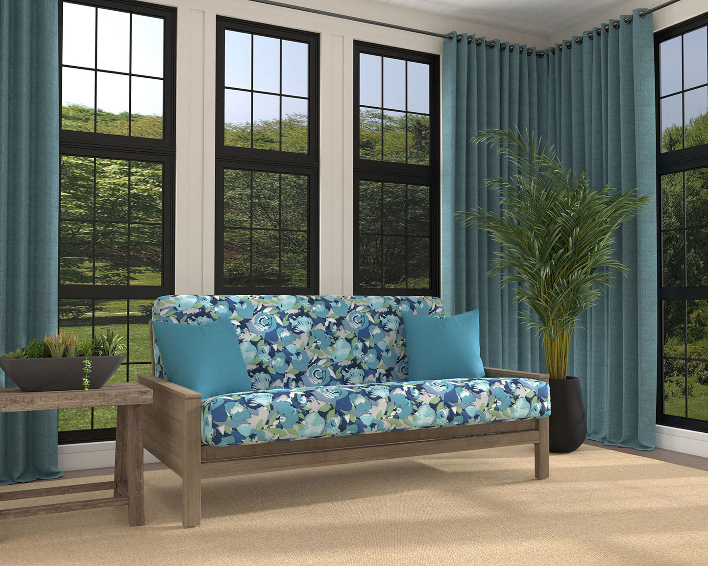 Lakeside Garden Capri Futon Cover