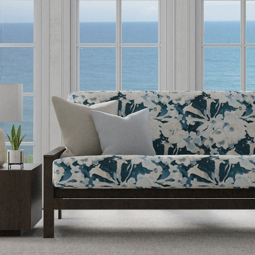 Blue Garden Futon Cover