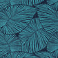 Paradise Palm Denim Futon Cover